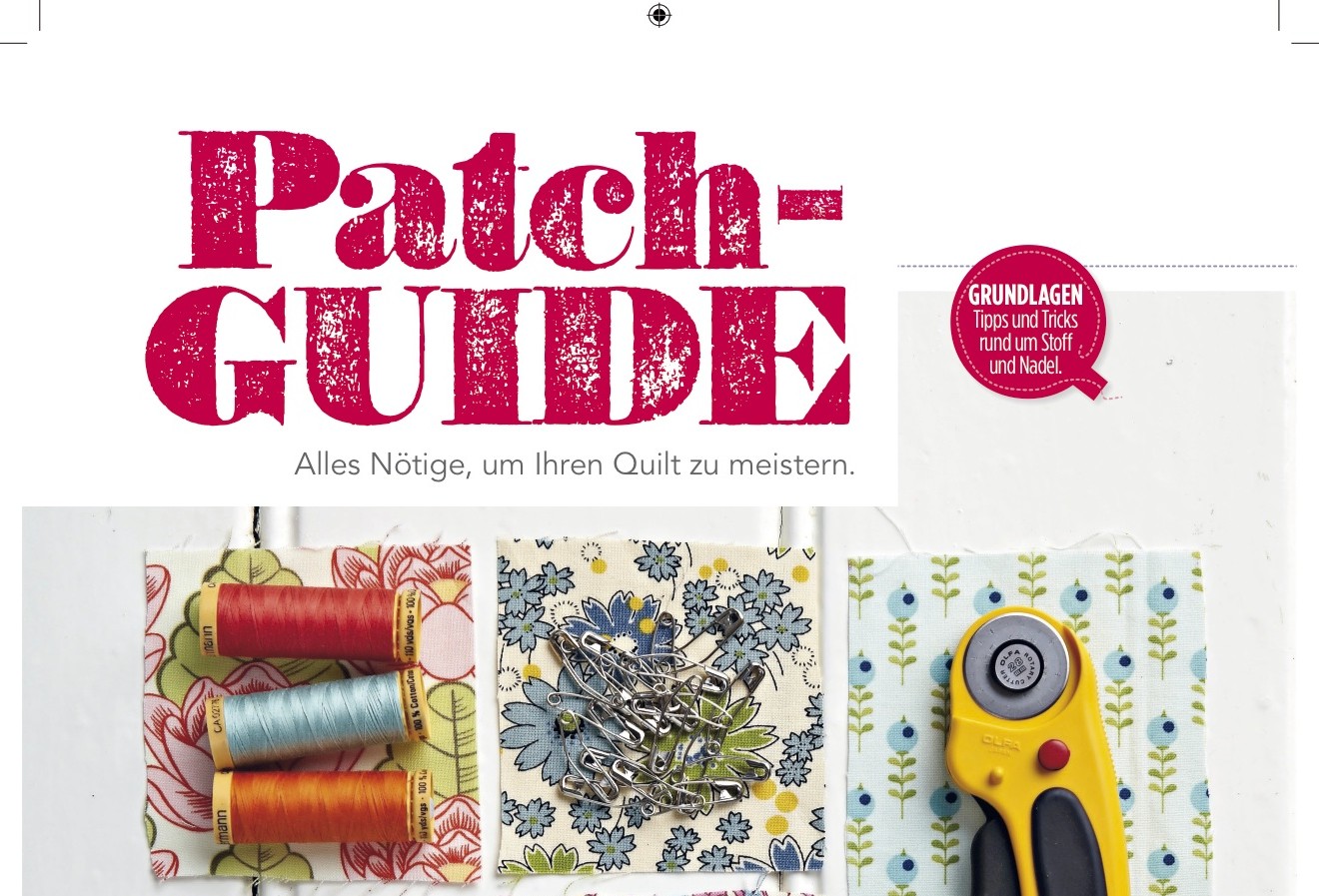 Der Patch-Guide aus der Zeitschrift Simply Kreativ Patchwork+Quilting