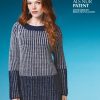 Strickanleitung - Mehr Als nur Patent - Zweifarbiger Brioche-Pullover - Designer Knitting 01/2019