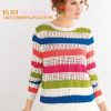 Strickanleitung - Es ist Frühling - Lace-Streifen-Pullover - Designer Knitting - 03/2019
