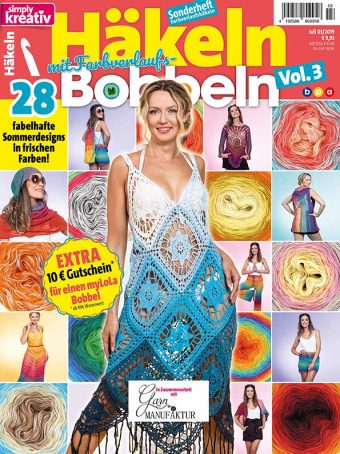 Simply Kreativ Häkeln mit Farbverlaufs-Bobbeln Vol. 3 Heft 03/2019