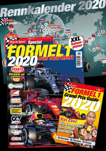 Top in Sport Special: Formel 1 Startheft + Planer 2020
